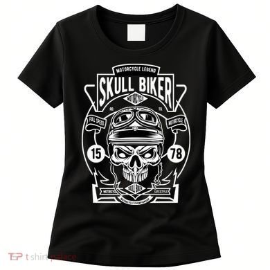 Skull Biker Women's T-Shirt