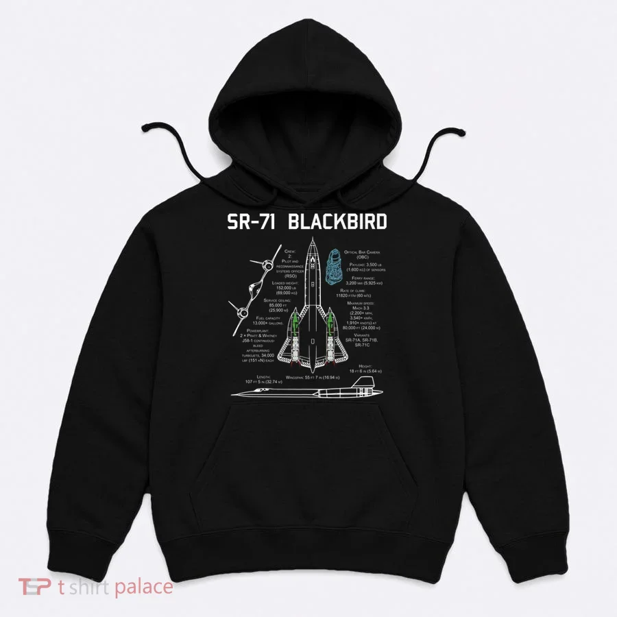 SR71 Blackbird SpecsSR71 Blackbird Premium Hoodie