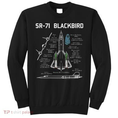 SR71 Blackbird SpecsSR71 Blackbird Premium Sweatshirt