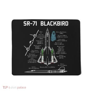 SR71 Blackbird SpecsSR71 Blackbird Premium Mousepad