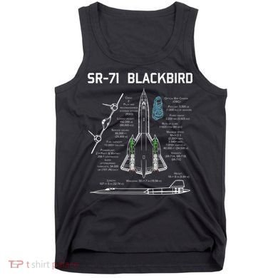 SR71 Blackbird SpecsSR71 Blackbird Premium Tank Top