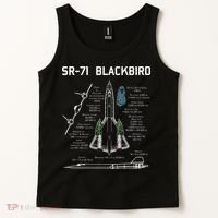 SR71 Blackbird SpecsSR71 Blackbird Premium Tank Top thumb 2