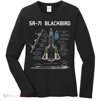 SR71 Blackbird SpecsSR71 Blackbird Premium Women's Long Sleeve Shirt