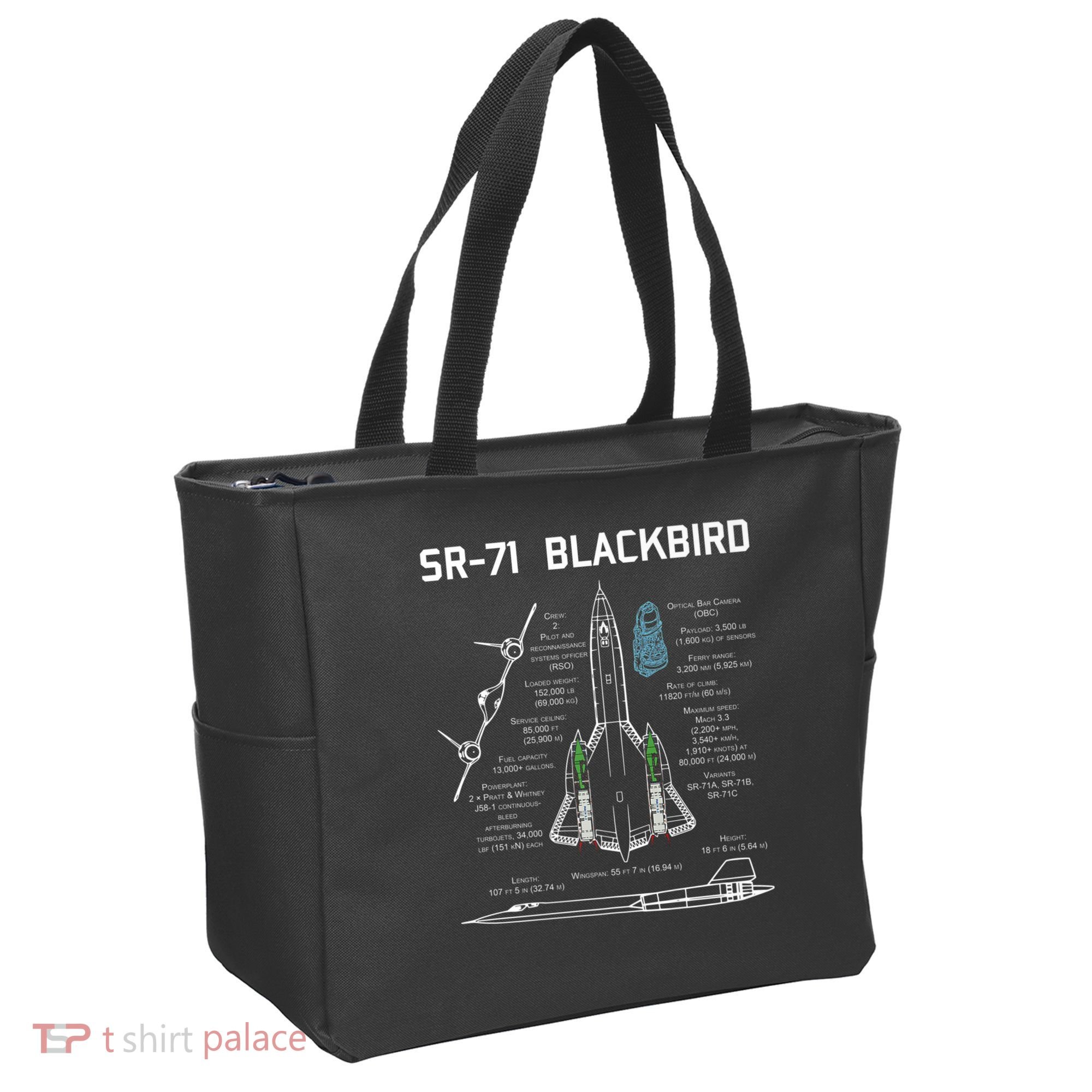 SR71 Blackbird SpecsSR71 Blackbird Premium Tote Bag