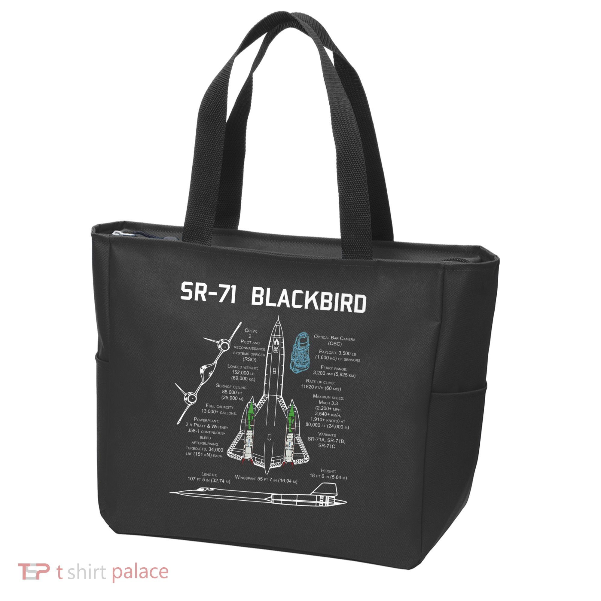 SR71 Blackbird SpecsSR71 Blackbird Premium Tote Bag