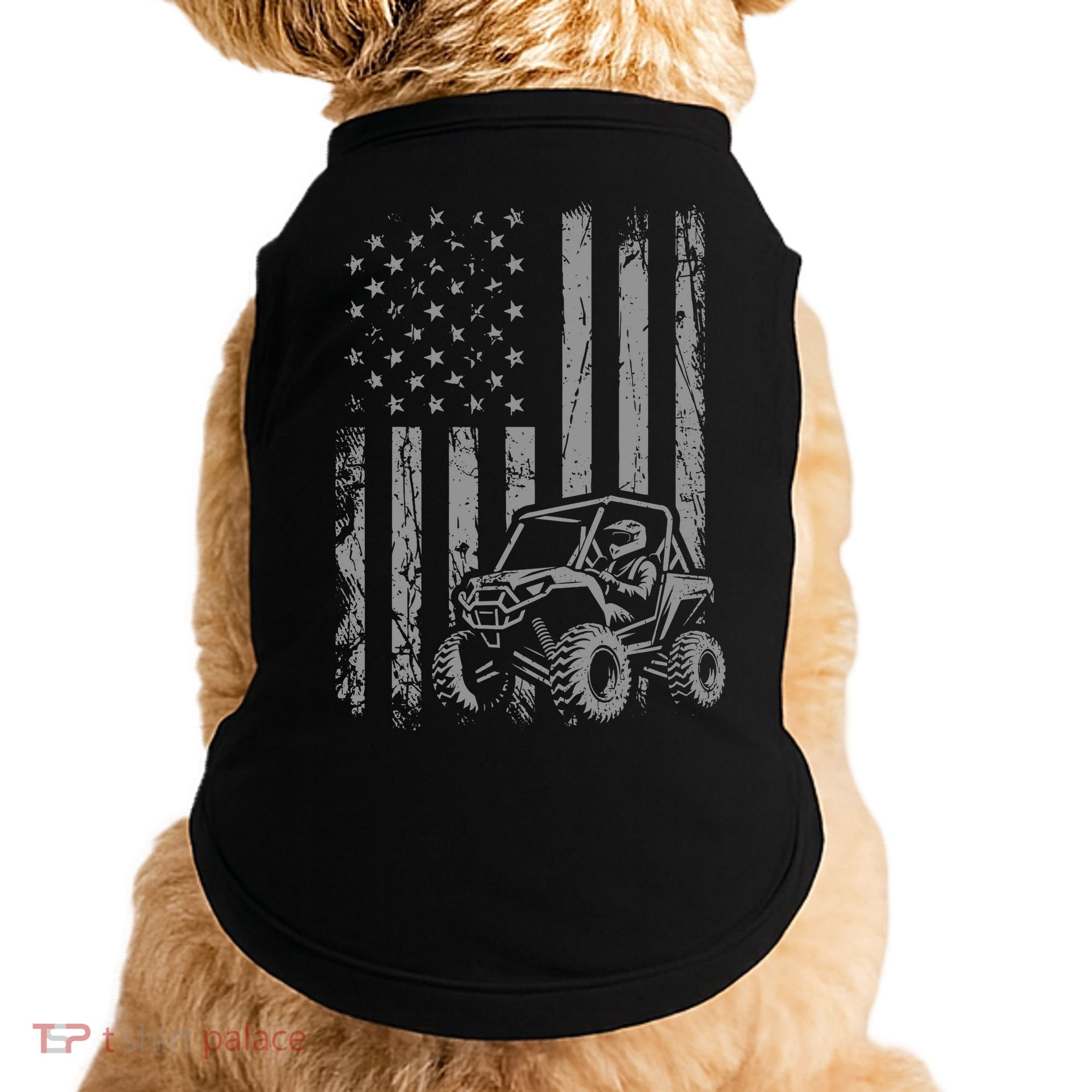 Side By Side Utv Sxs American Flag Doggie Tank
