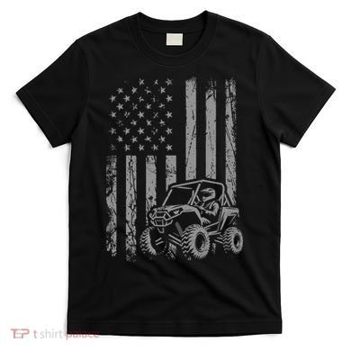 Side By Side Utv Sxs American Flag T-Shirt