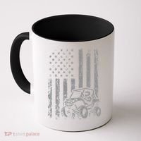 Side By Side Utv Sxs American Flag Coffee Mug thumb 0