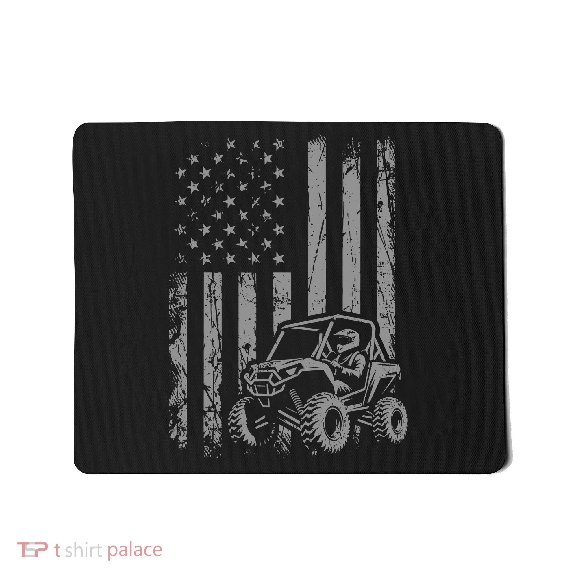Side By Side Utv Sxs American Flag Mousepad