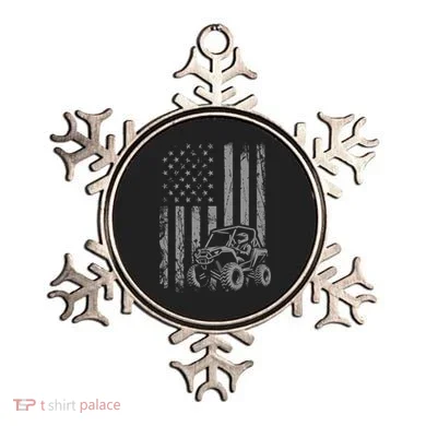 Side By Side Utv Sxs American Flag Ornament