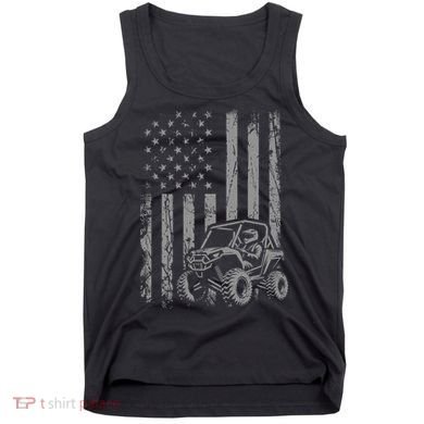 Side By Side Utv Sxs American Flag Tank Top