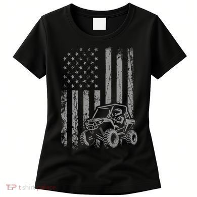 Side By Side Utv Sxs American Flag Women's T-Shirt