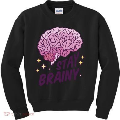 Stay Brainy Kids Sweatshirt