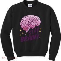 Stay Brainy Kids Sweatshirt thumb 0