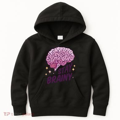 Stay Brainy Kids Hoodie