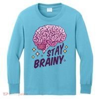 Stay Brainy Kids Long Sleeve Shirt thumb 0