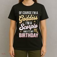 Scorpio Birthday Scorpio Women Goddess Queen Its My Birthday T-Shirt thumb 4