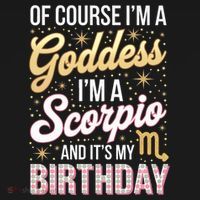 Scorpio Birthday Scorpio Women Goddess Queen Its My Birthday T-Shirt thumb 7