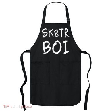 Skater Boi Sk8tr Boy For Skateboard Riders Apron