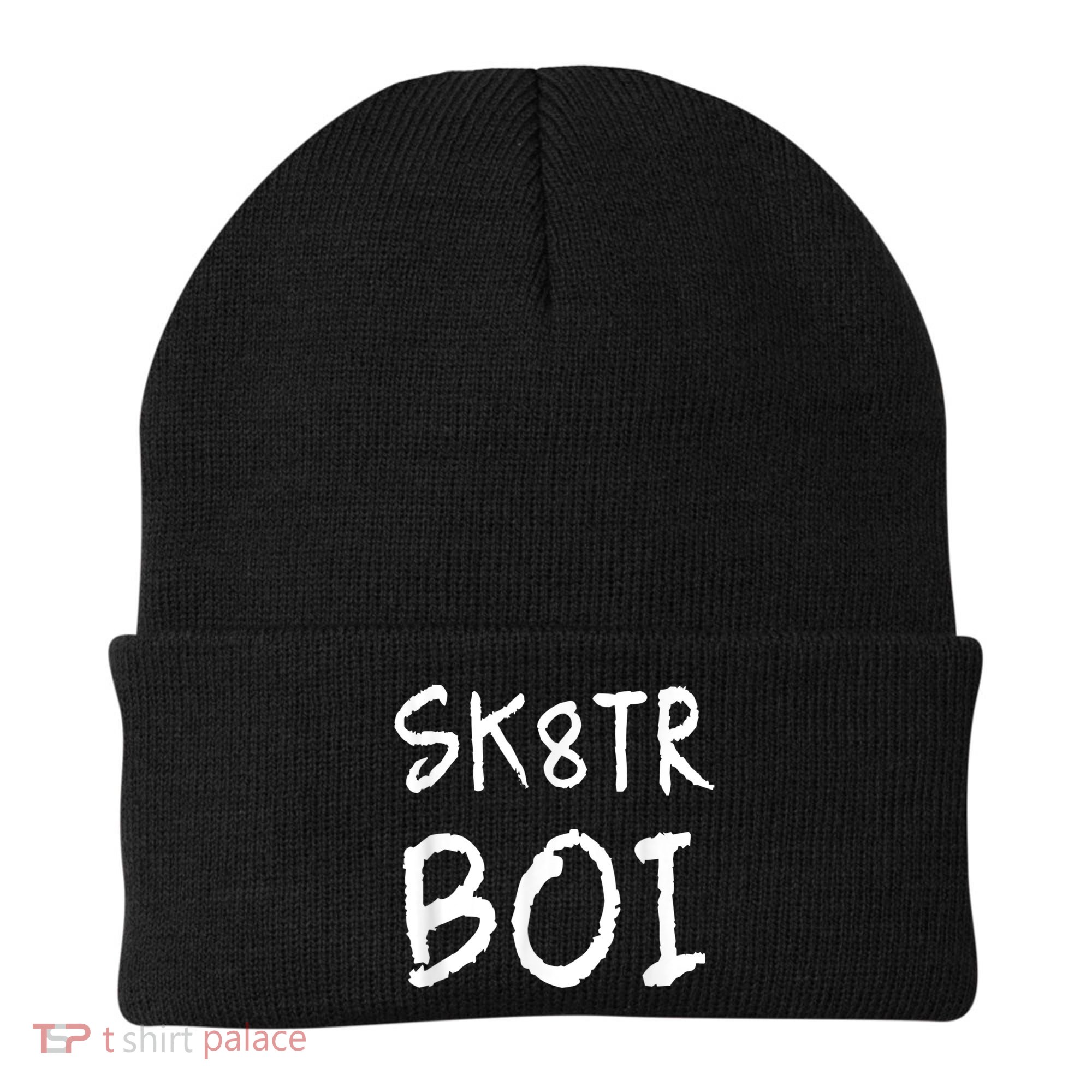 Skater Boi Sk8tr Boy For Skateboard Riders Beanie