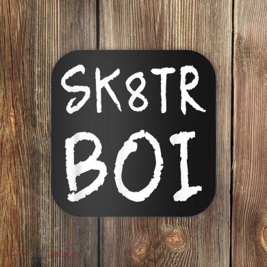 Skater Boi Sk8tr Boy For Skateboard Riders Coaster