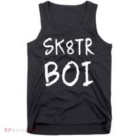 Skater Boi Sk8tr Boy For Skateboard Riders Tank Top thumb 0