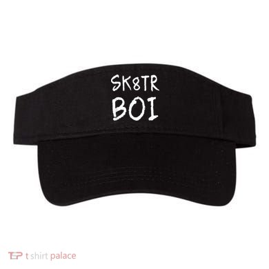 Skater Boi Sk8tr Boy For Skateboard Riders Visor