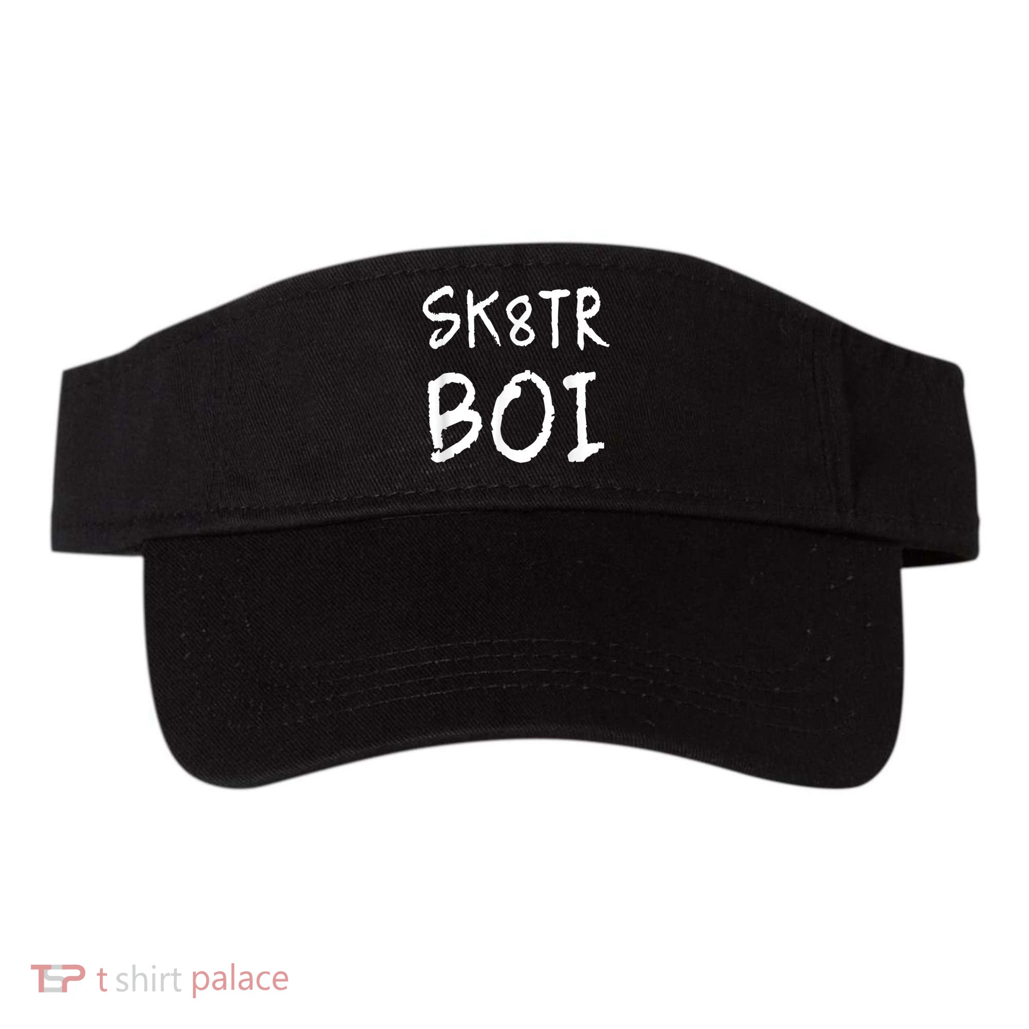 Skater Boi Sk8tr Boy For Skateboard Riders Visor