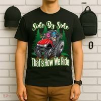 Side By Side ATV Four Wheeler Off Road Riding T-Shirt thumb 6