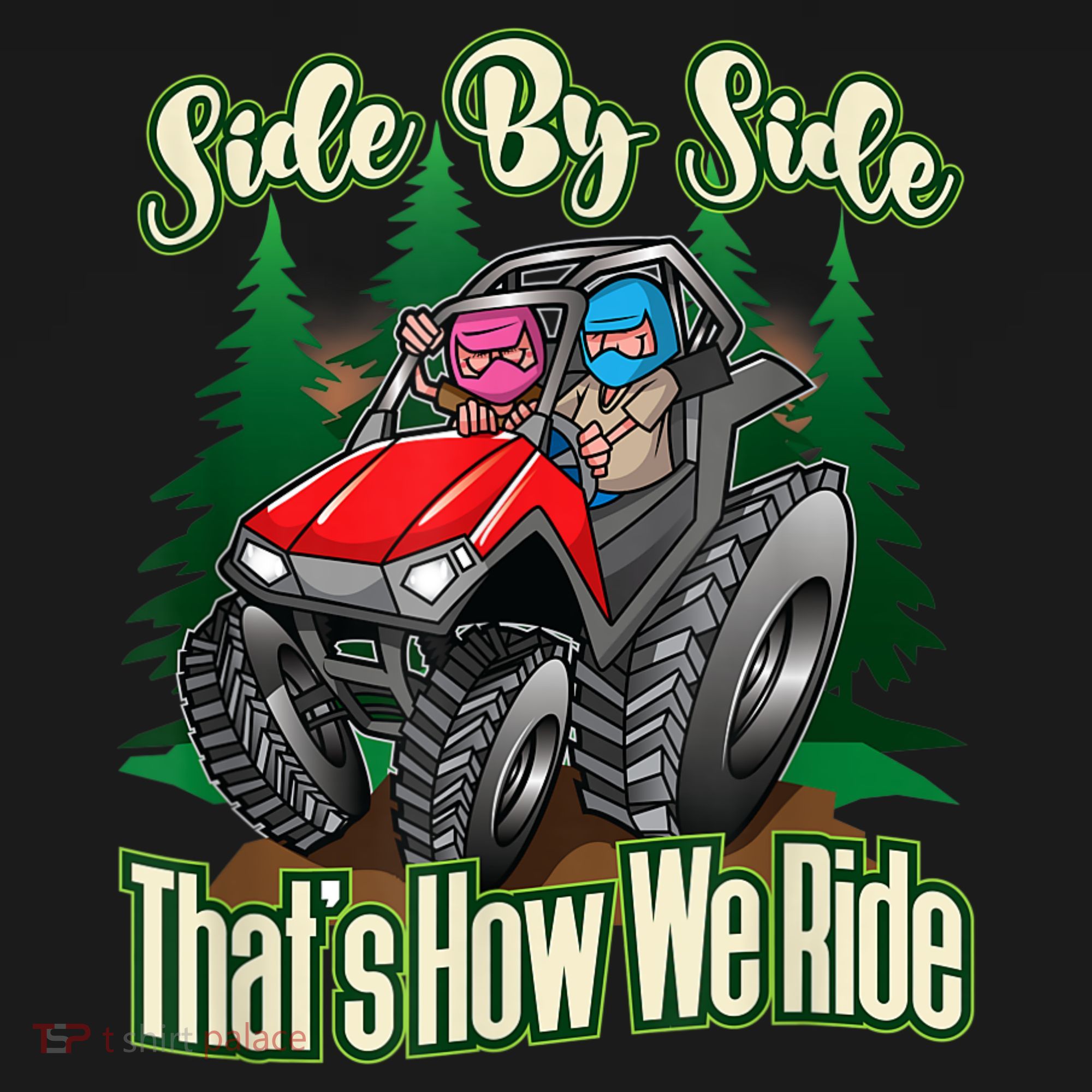 Side By Side ATV Four Wheeler Off Road Riding Button