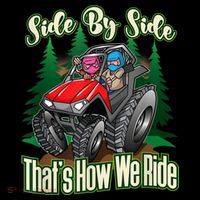 Side By Side ATV Four Wheeler Off Road Riding Women's Hoodie thumb 2