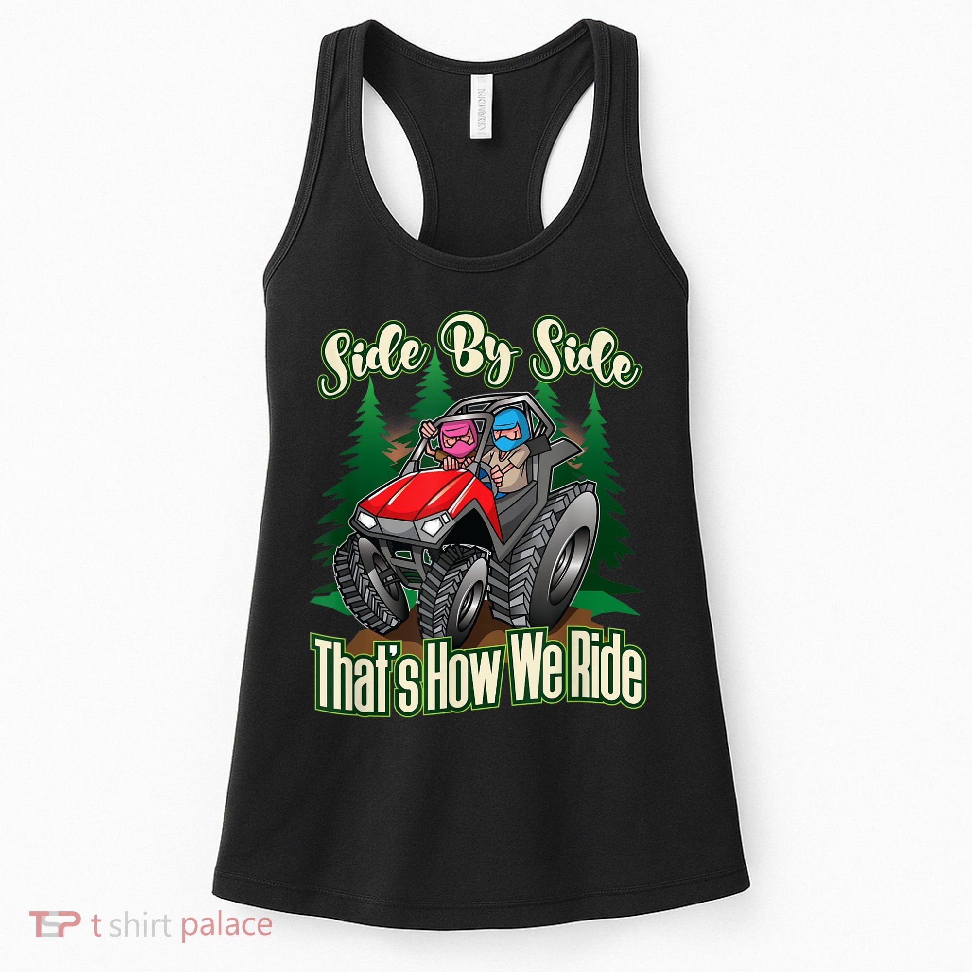 Side By Side ATV Four Wheeler Off Road Riding Women's Tank Top