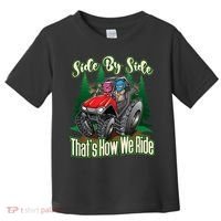 Side By Side ATV Four Wheeler Off Road Riding Toddler T-Shirt thumb 0