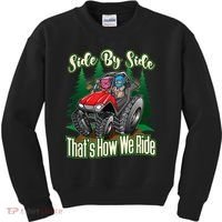 Side By Side ATV Four Wheeler Off Road Riding Kids Sweatshirt thumb 0