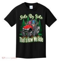 Side By Side ATV Four Wheeler Off Road Riding Kids T-Shirt thumb 0