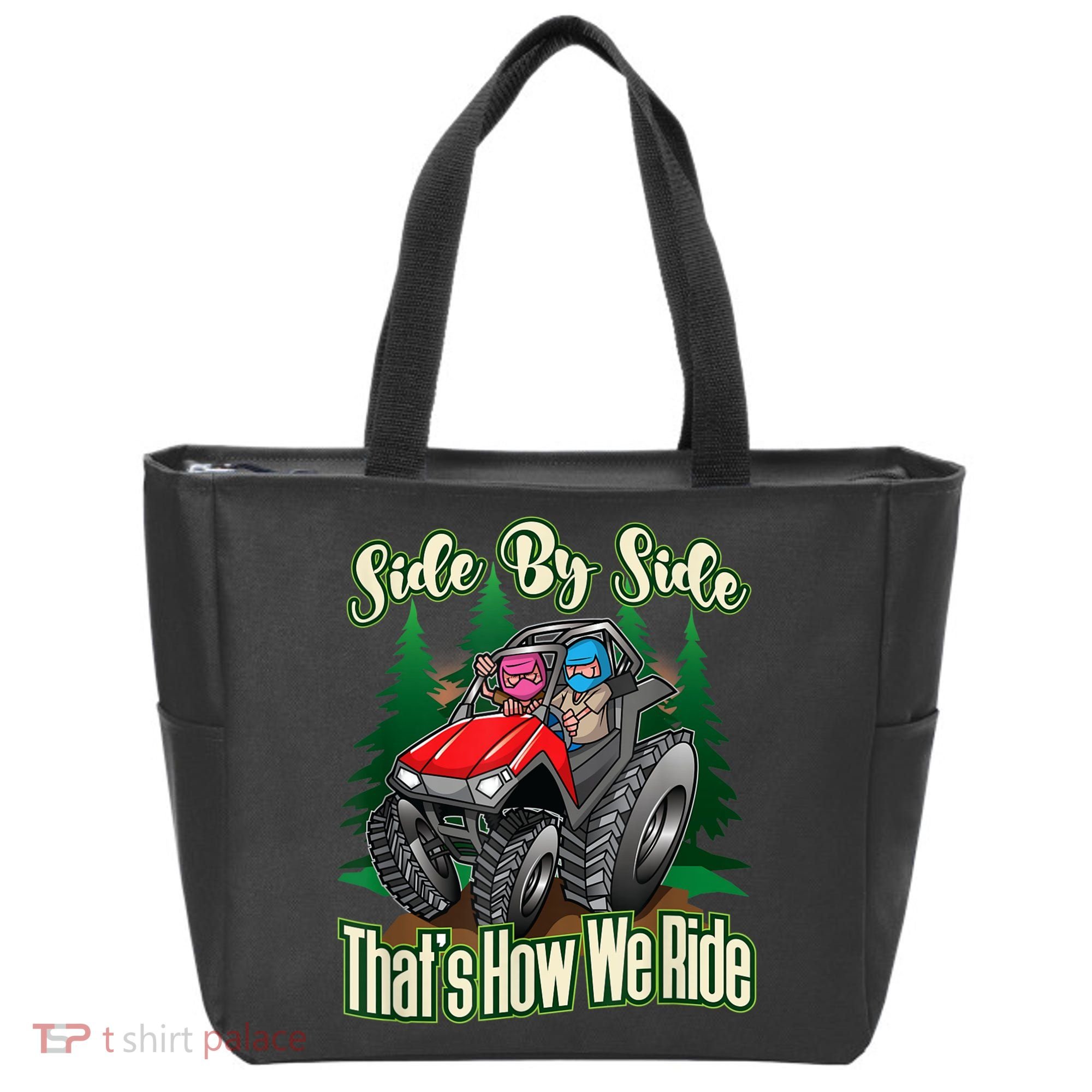 Side By Side ATV Four Wheeler Off Road Riding Tote Bag