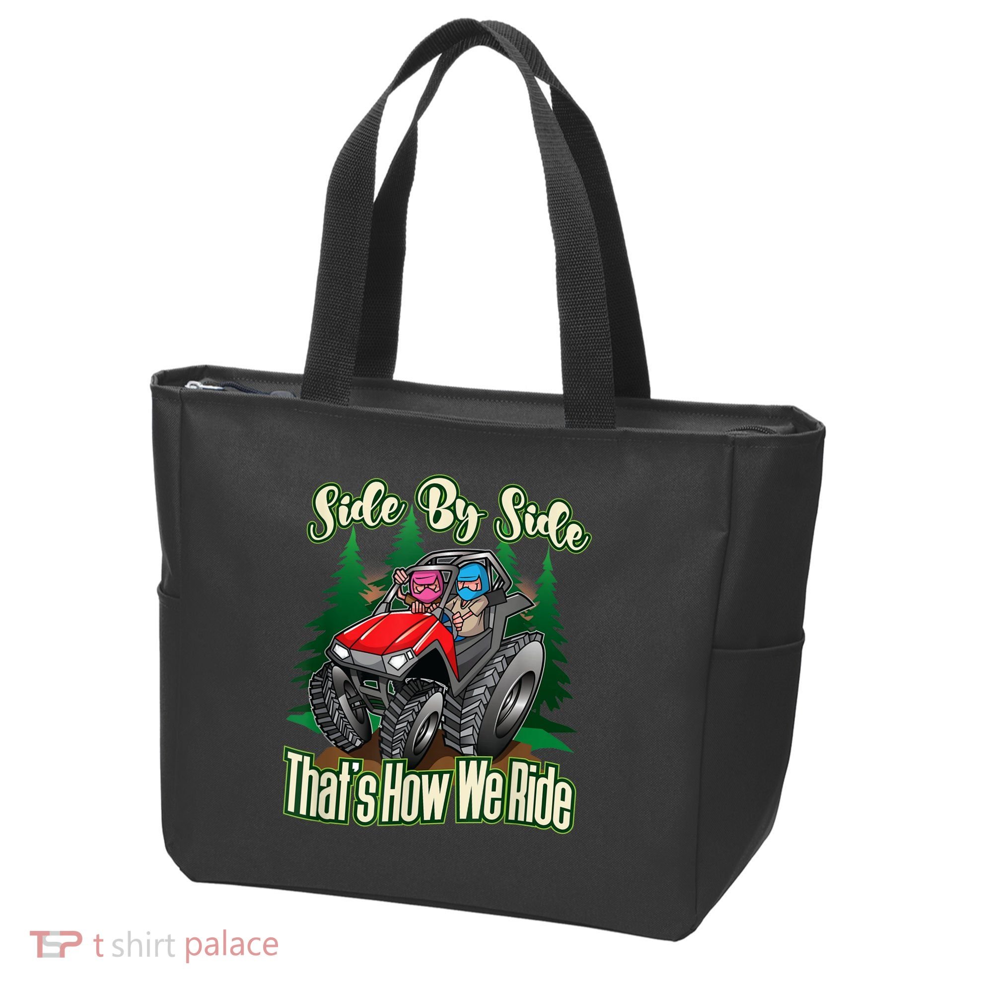 Side By Side ATV Four Wheeler Off Road Riding Tote Bag