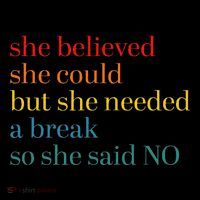 She Believed She Could But She Needed A Break So She Said No Women's Hoodie thumb 2