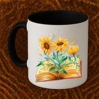 Sunflower Book Coffee Mug thumb 2
