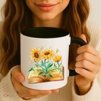 Sunflower Book Coffee Mug thumb 3