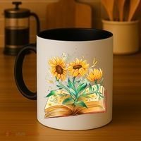 Sunflower Book Coffee Mug thumb 4