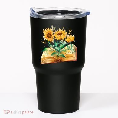 Sunflower Book Tumbler