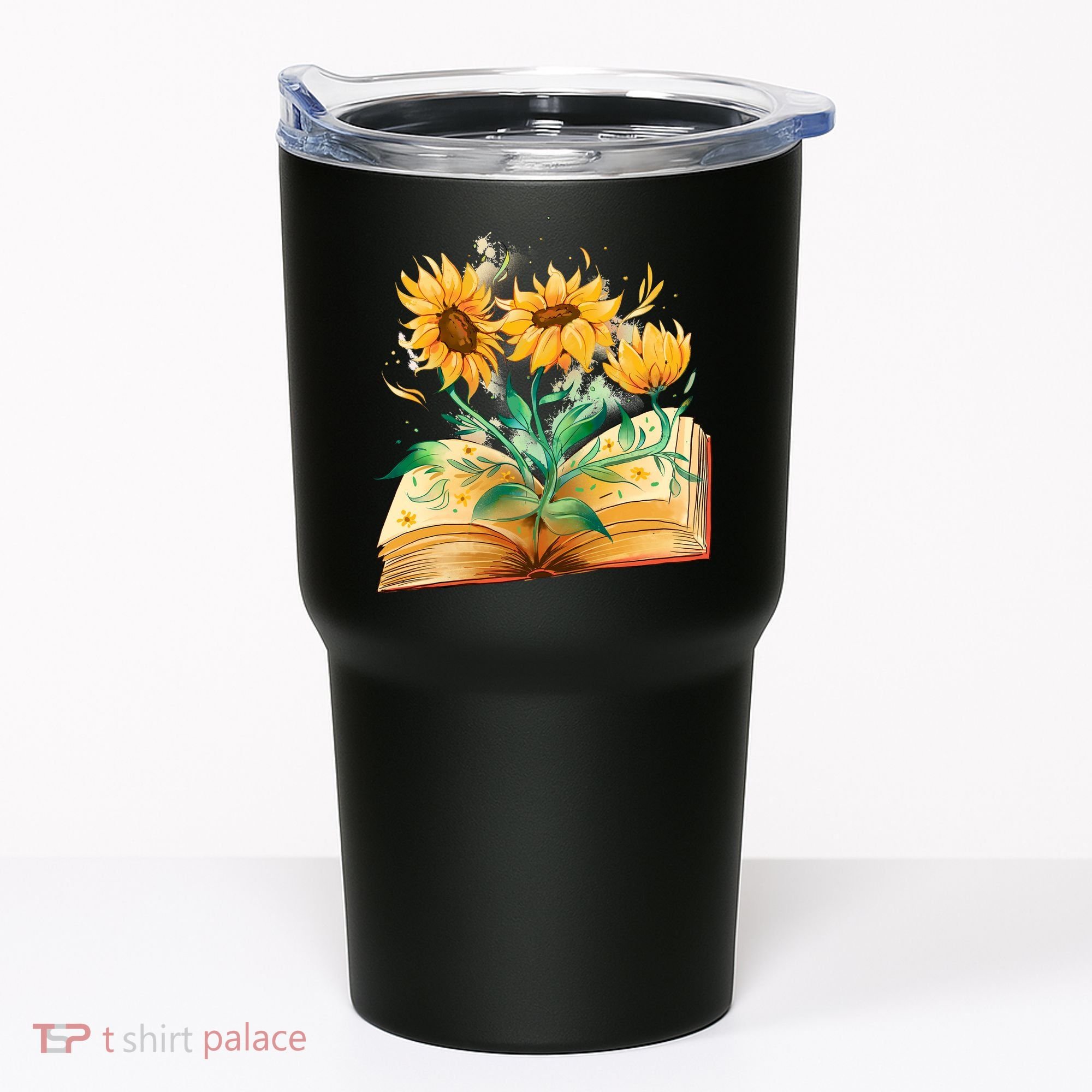 Sunflower Book Tumbler