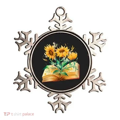 Sunflower Book Ornament