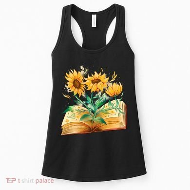 Sunflower Book Women's Tank Top