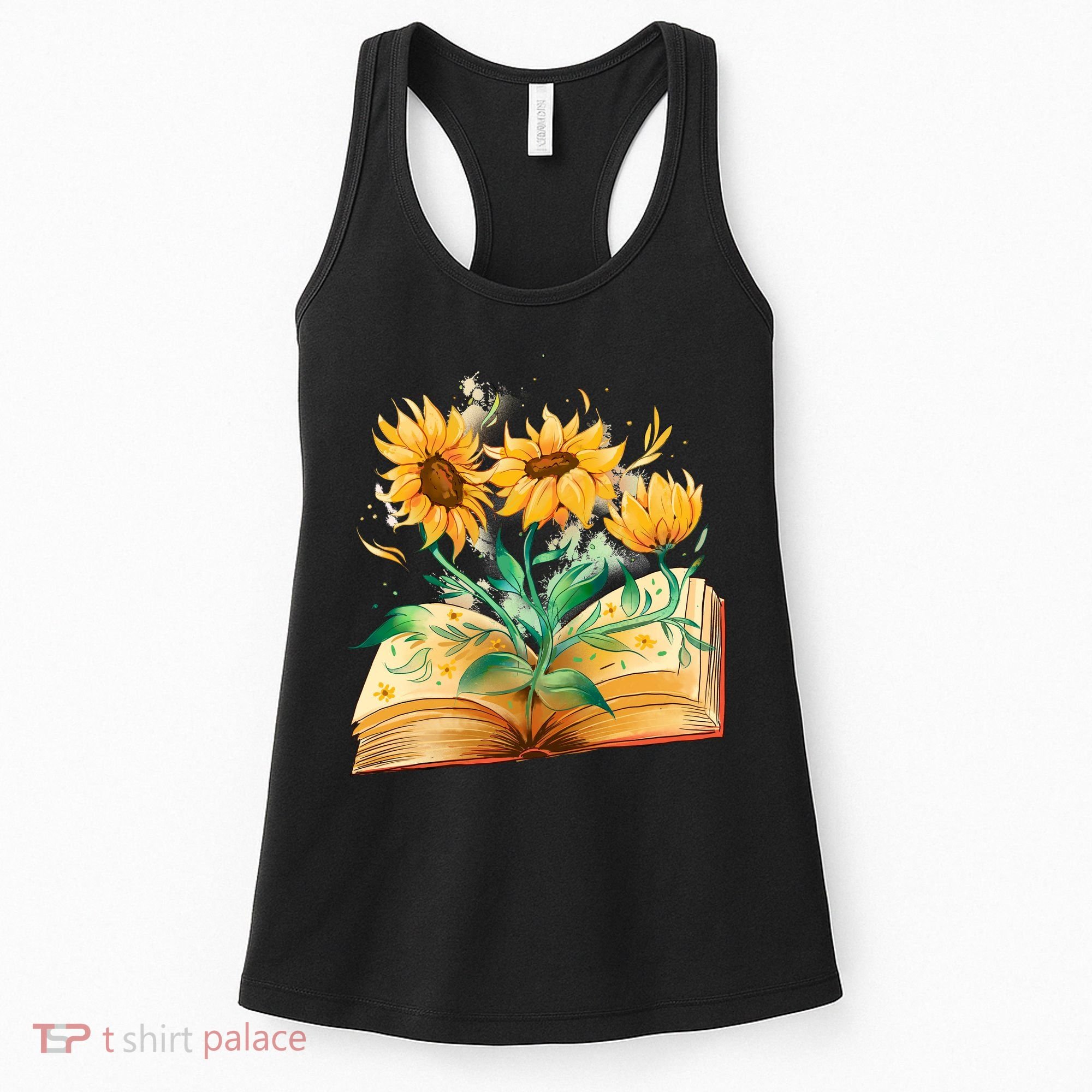 Sunflower Book Women's Tank Top