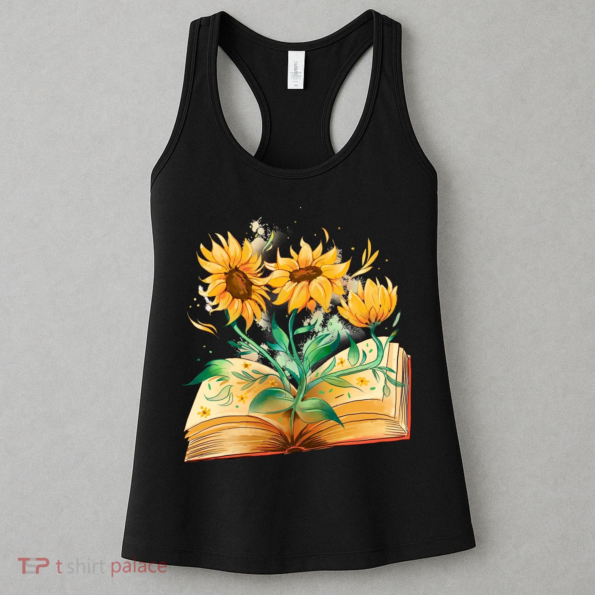 Sunflower Book Women's Tank Top