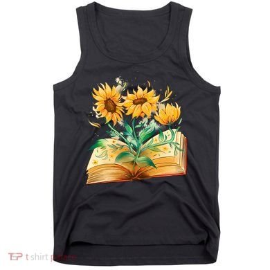 Sunflower Book Tank Top