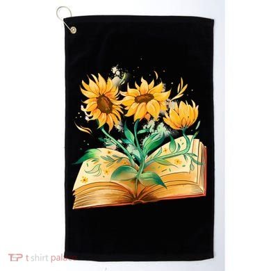Sunflower Book Golf Towel