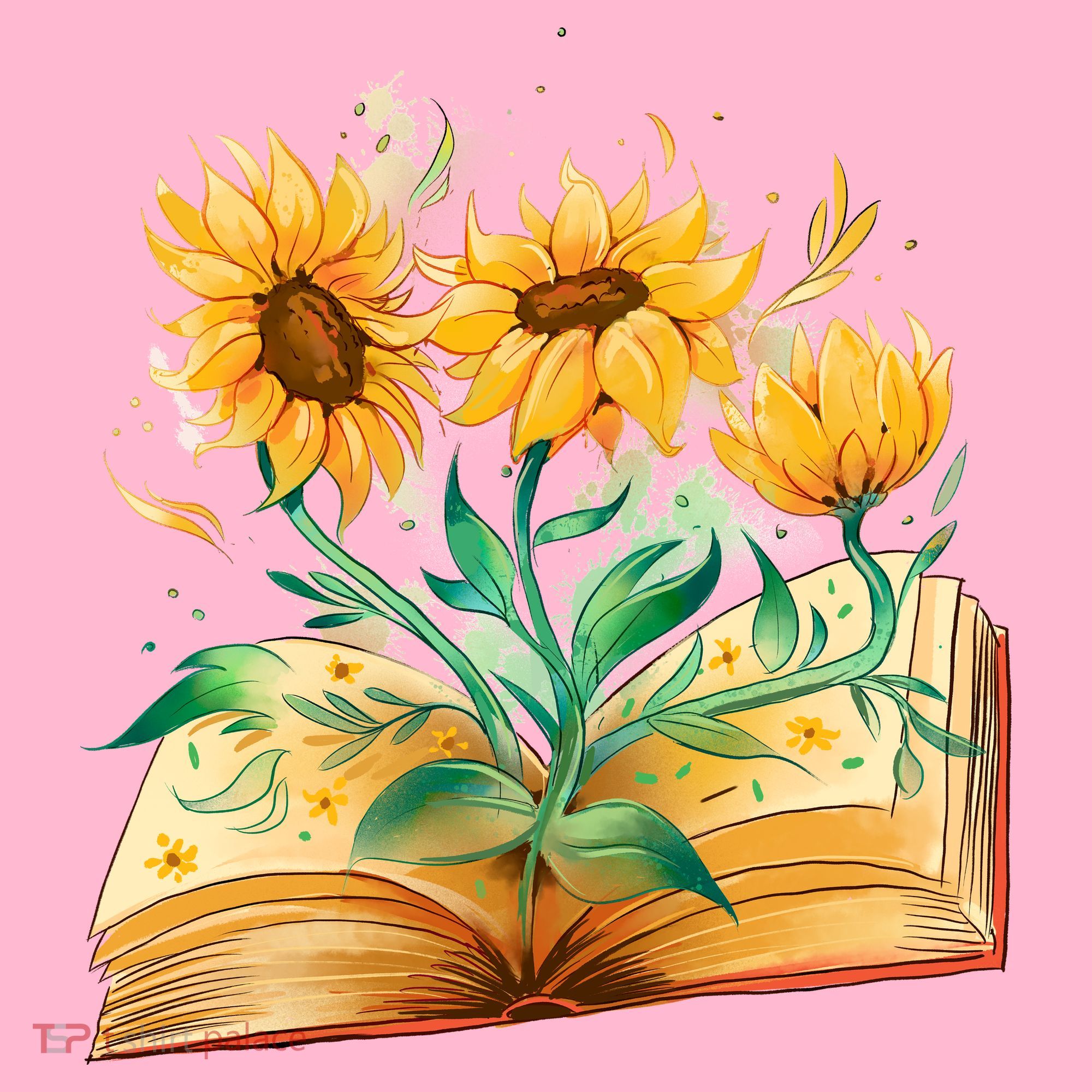Sunflower Book Pajama Set